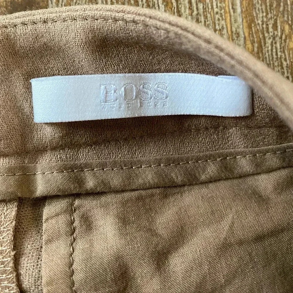 HUGO BOSS Tapina Pants Virgin Wool Sz 2 UK 6 - Picture 7 of 9